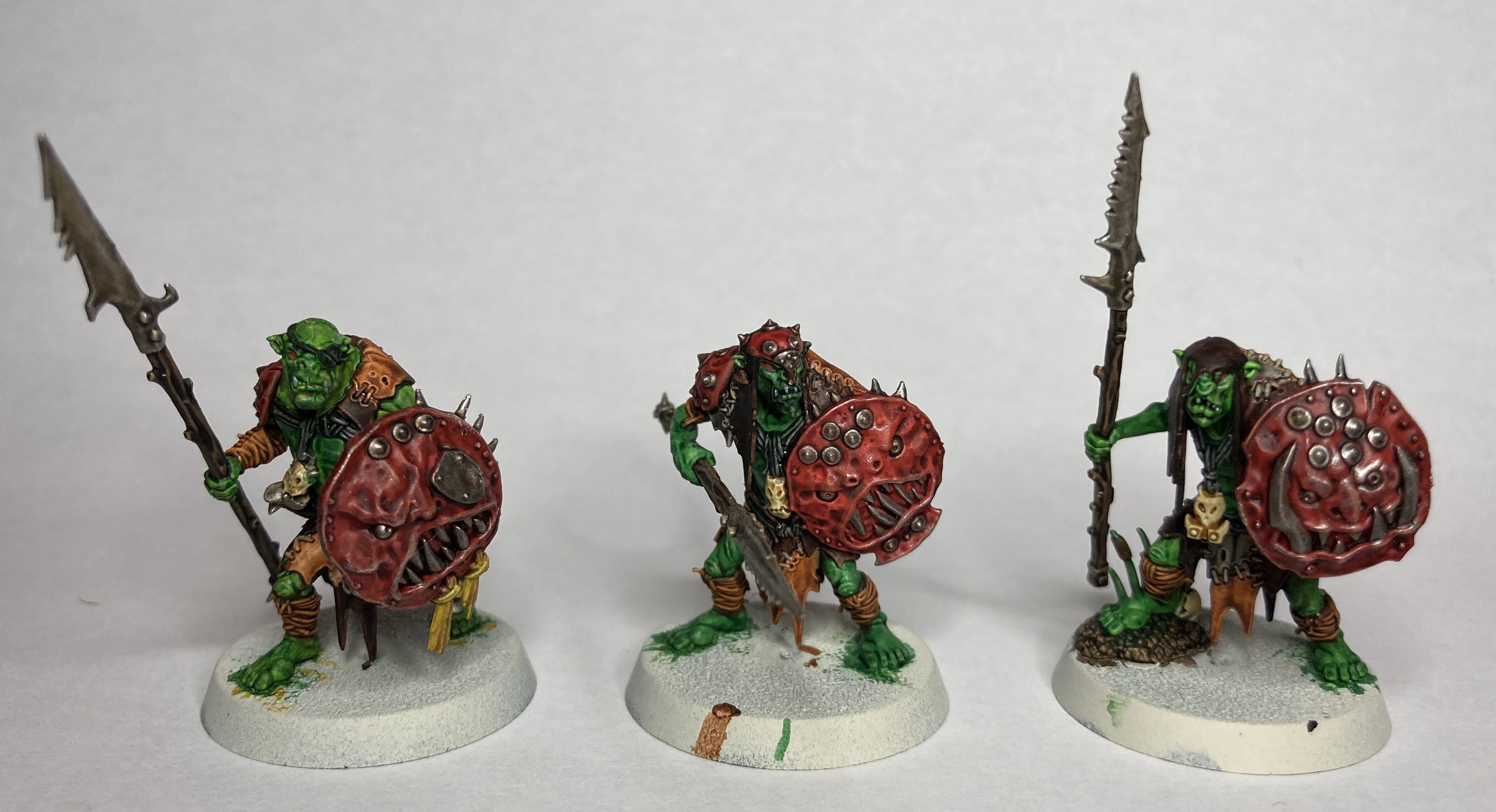 "3 Kruleboyz Gutrippaz fully painted"