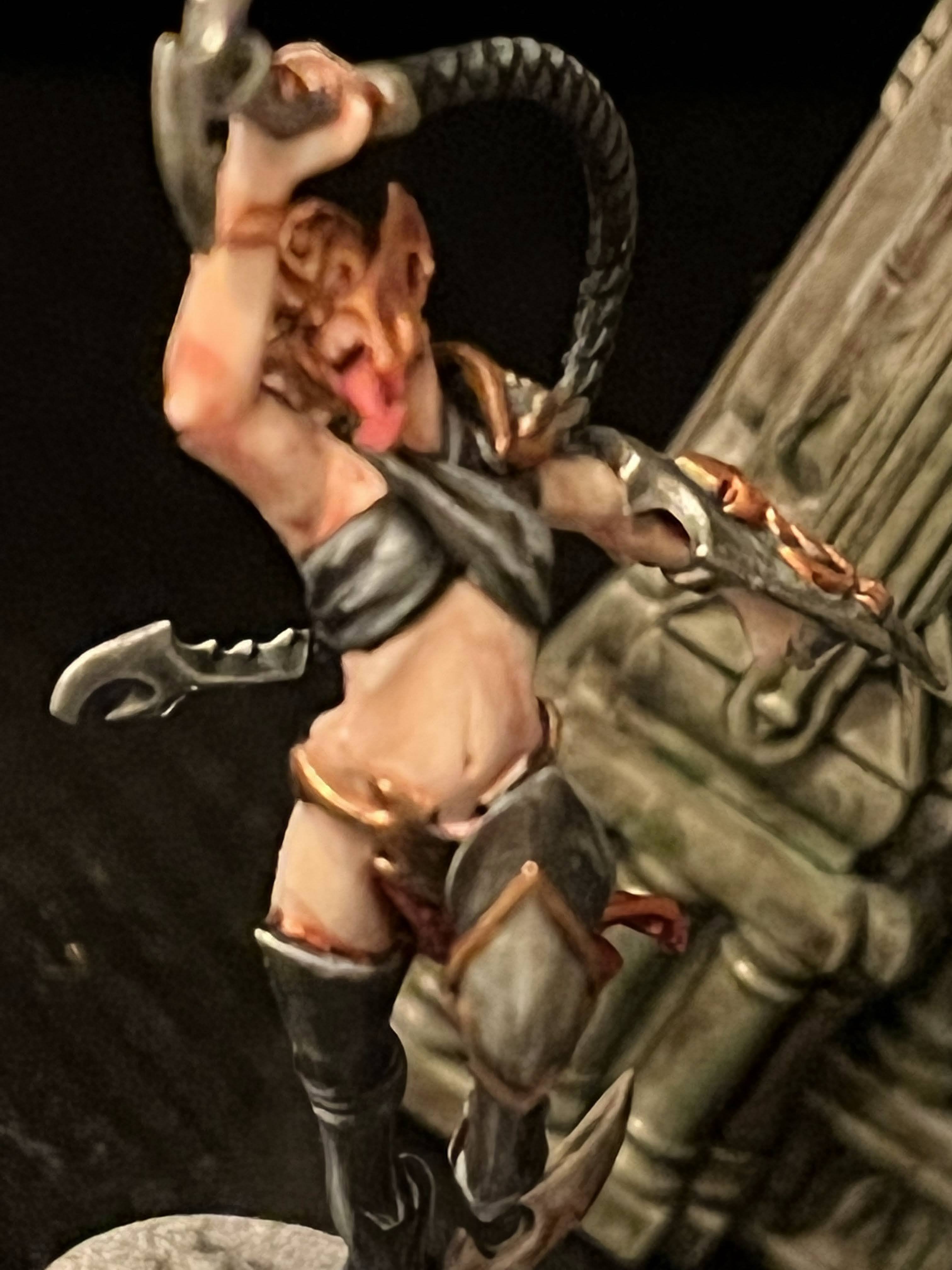 "A closeup of a Sisters of Slaughter from the Daughters of Khaine"