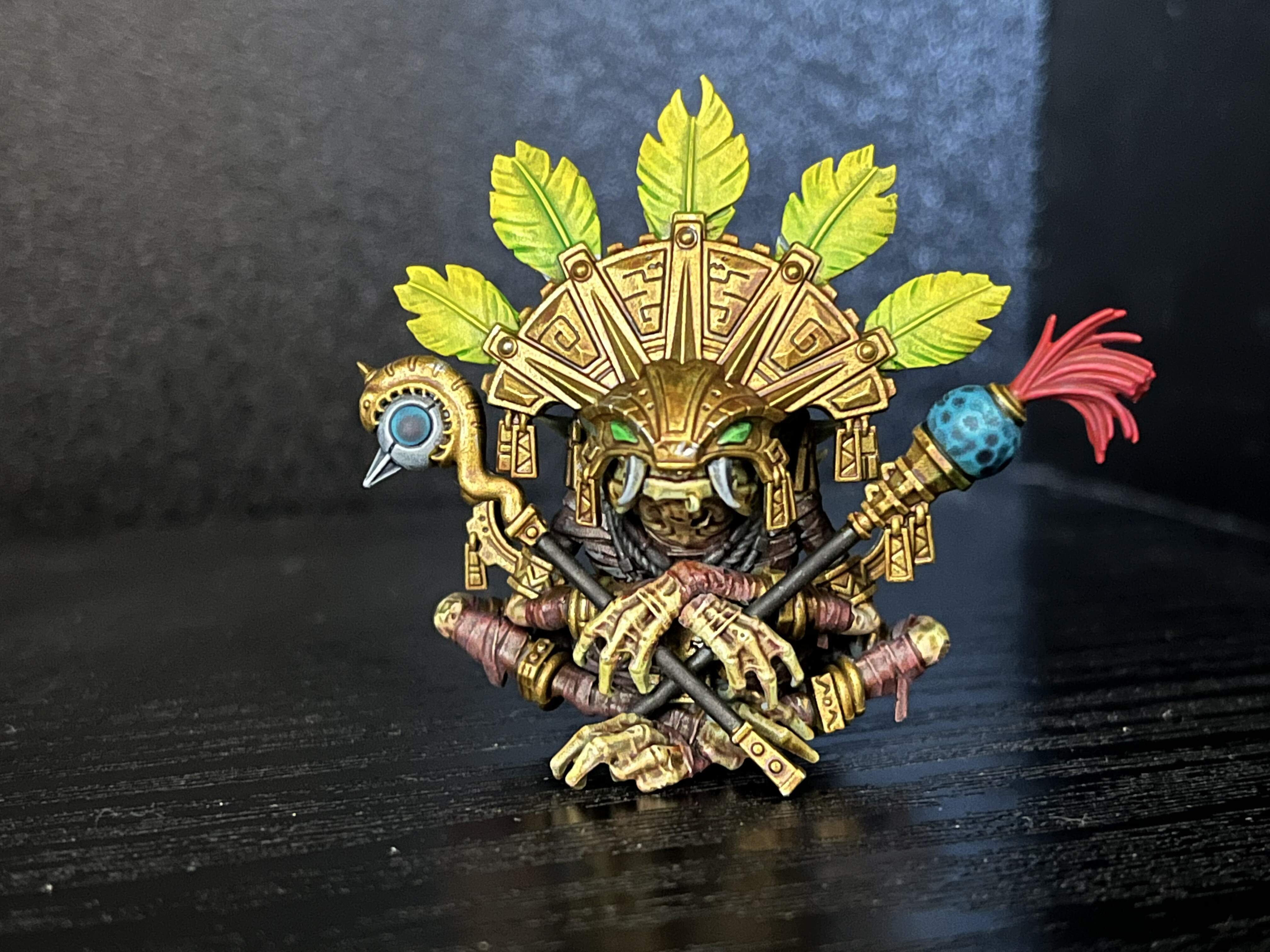 Lord Kroak in Contrast Paints - Part 2