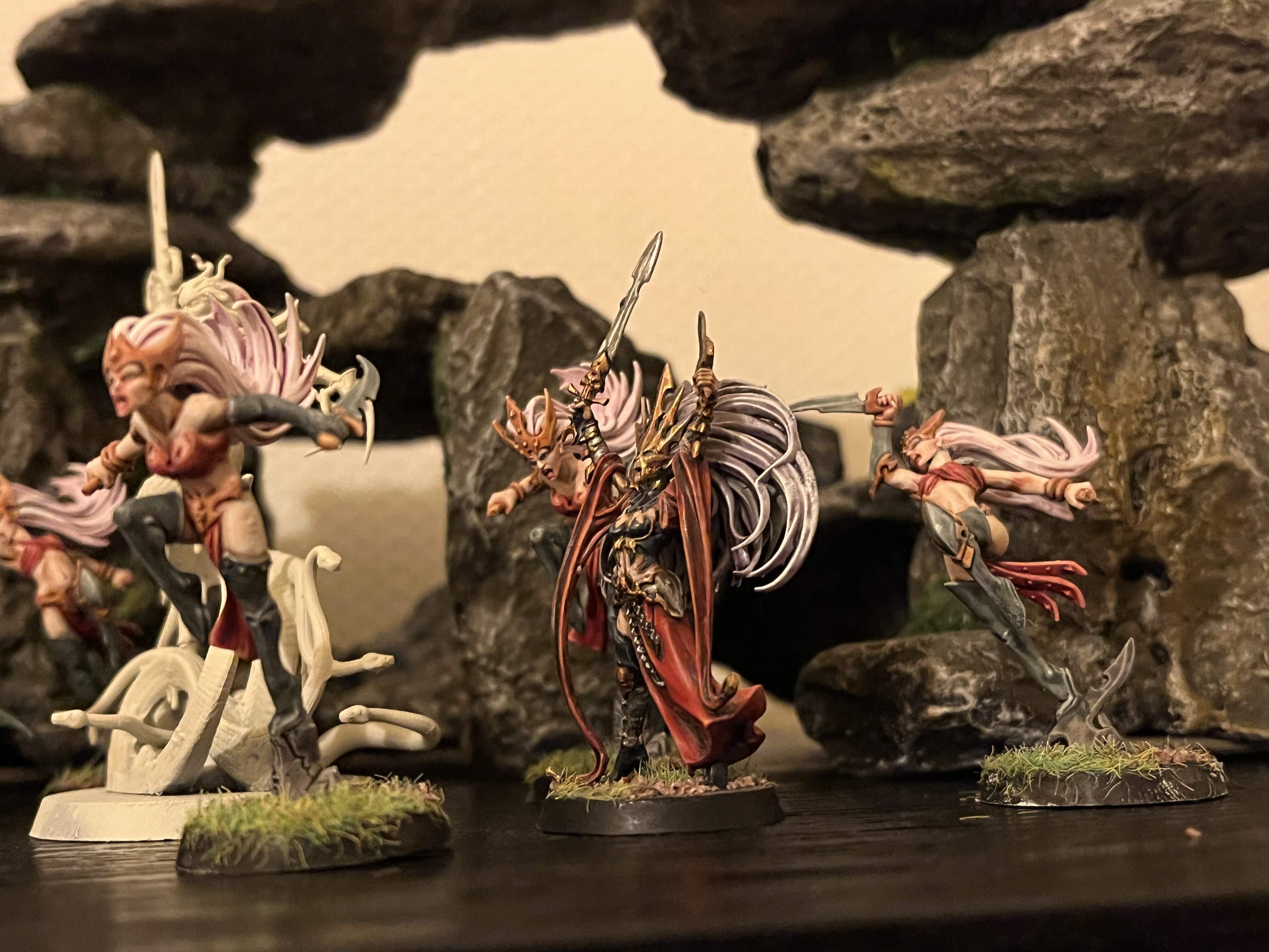 "Daughters of Khaine warcry warband"