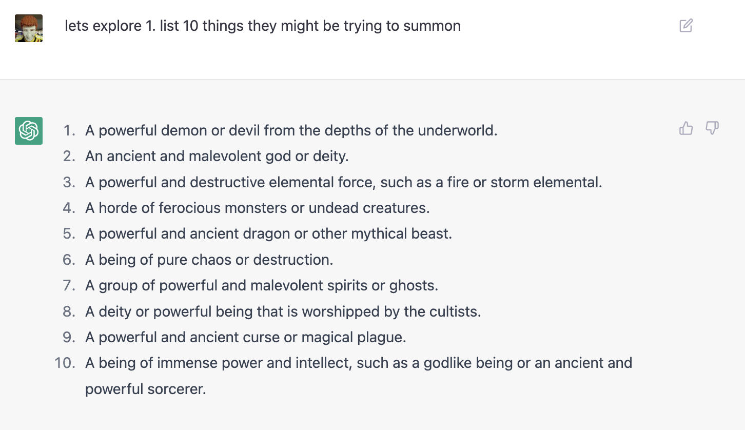 "my chat with ai about d&d"